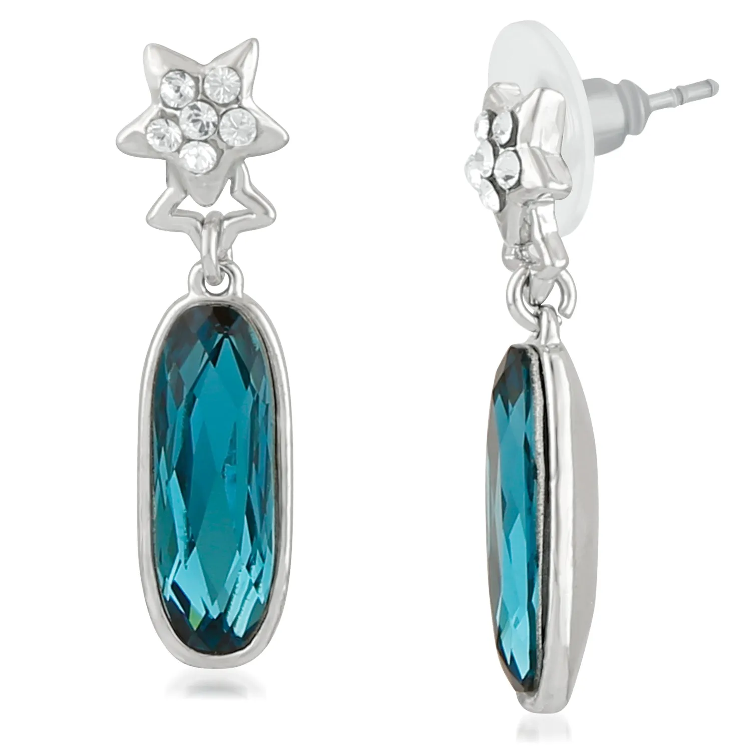 Sparkling Star Crystal Earrings