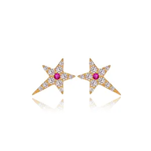Sparkling Star Earrings