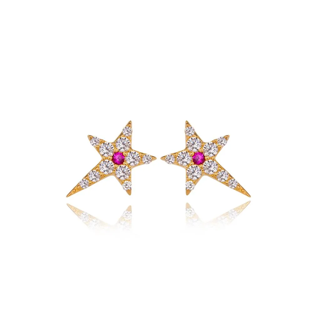 Sparkling Star Earrings