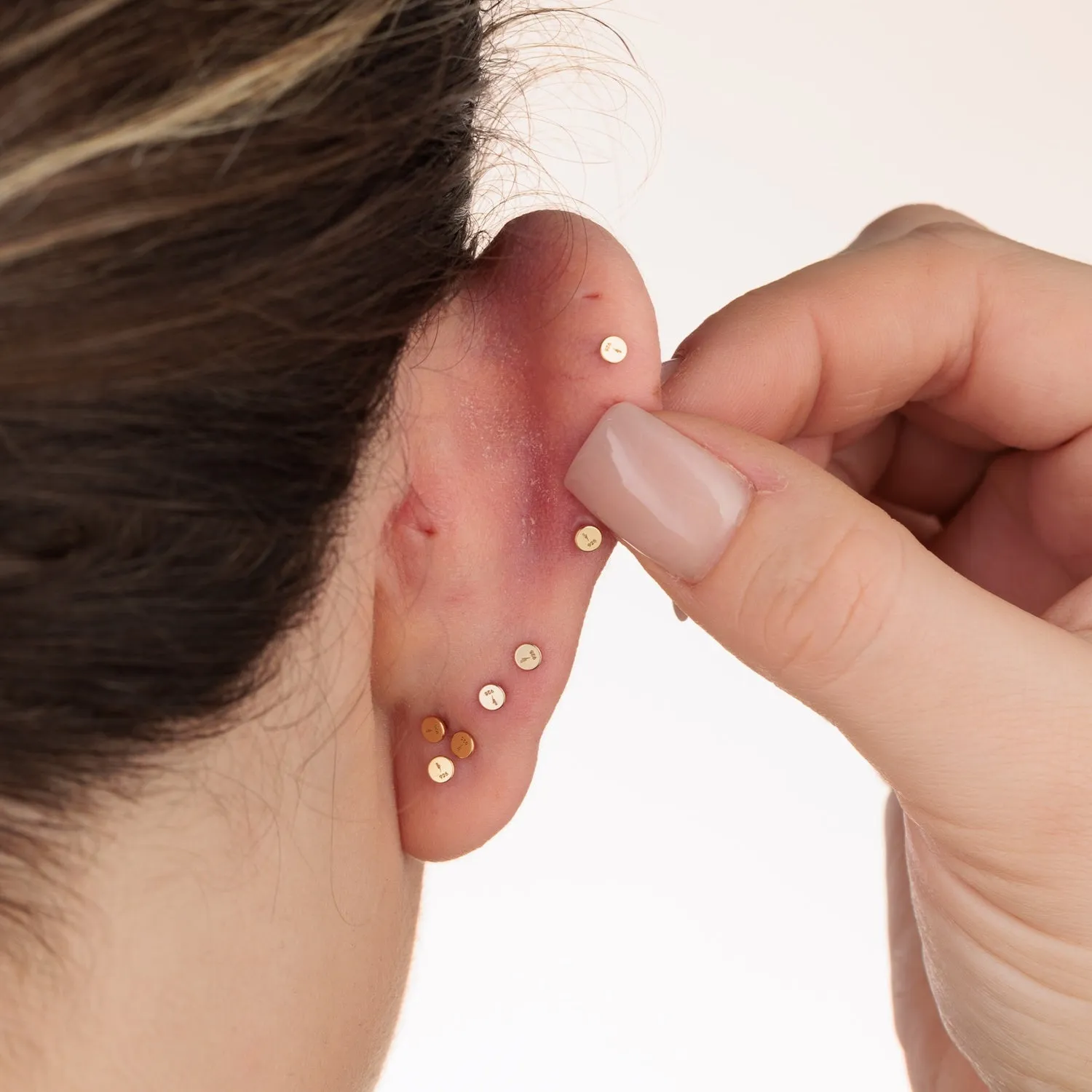 Sparkling Star Single Flat Back Earring
