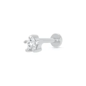 Sparkling Star Single Flat Back Earring