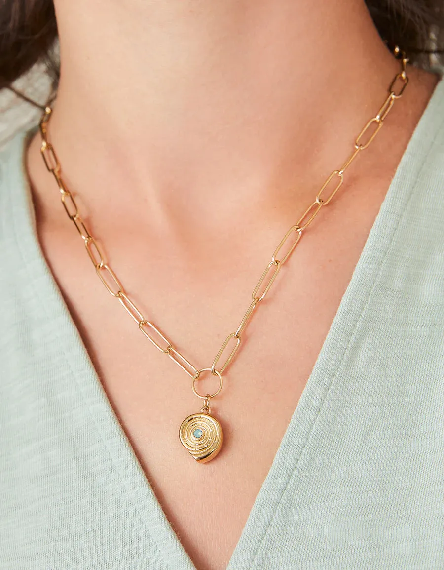 Spartina Moon Shell Necklace 20”