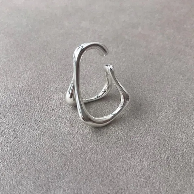Split Hoop Cuff Earrings