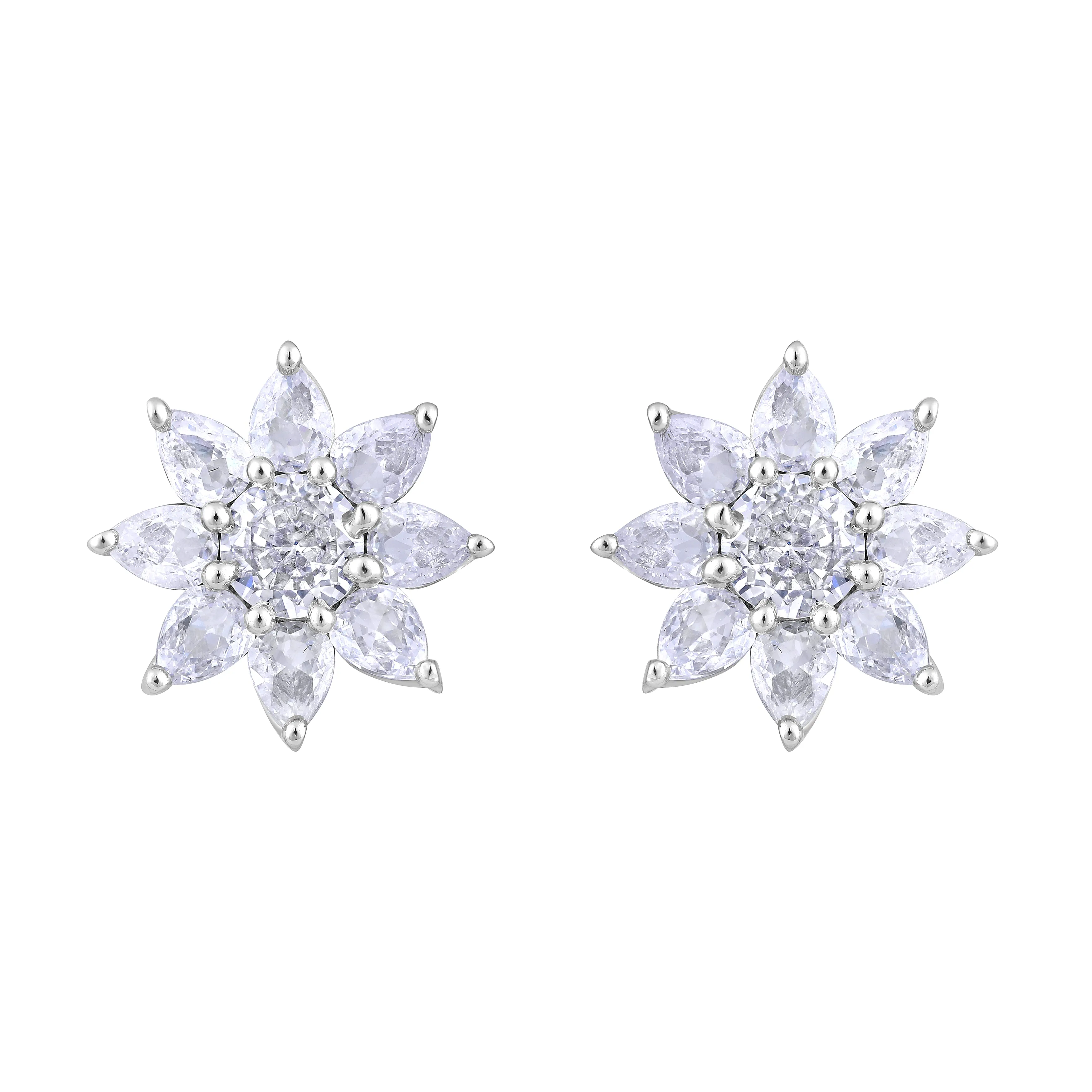 Star Sparkling Stud Earrings For Womens