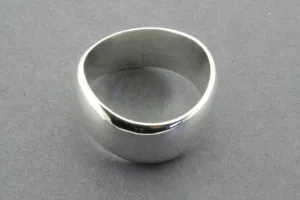 Swerve ring - sterling silver