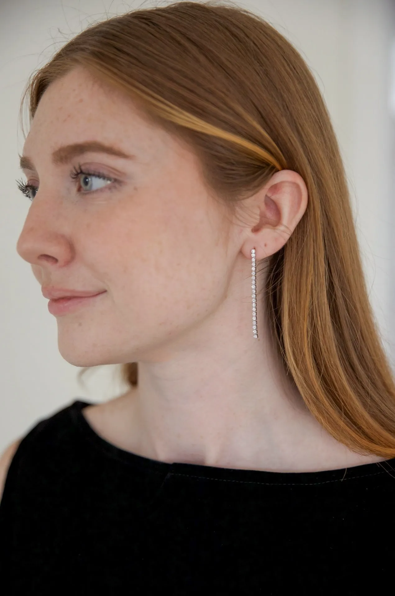 Tennis Chain Earrings