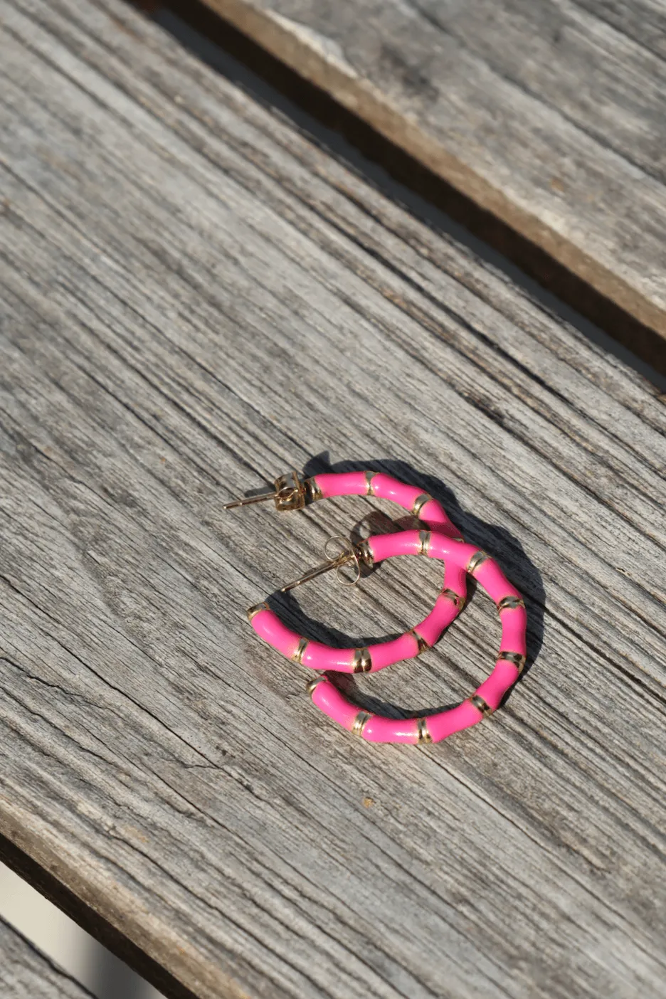 The bold earrings