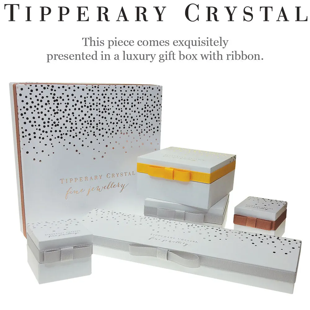 Tipperary Crystal Square Tennis Bolo Bracelet Silver