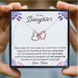To My Daughter Love Jewelry Message Box