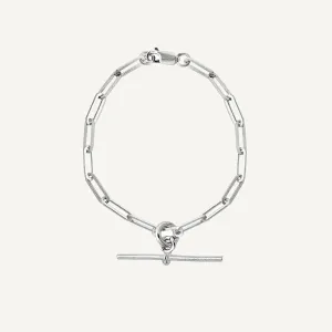 Trace Chain Bracelet Plain T Bar