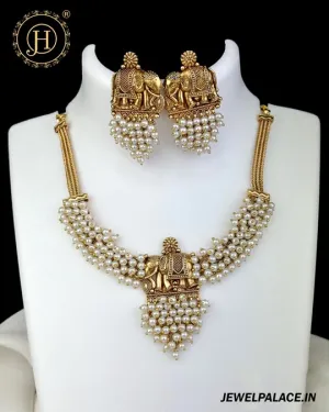 Trendy Antique Necklace Set JH5273