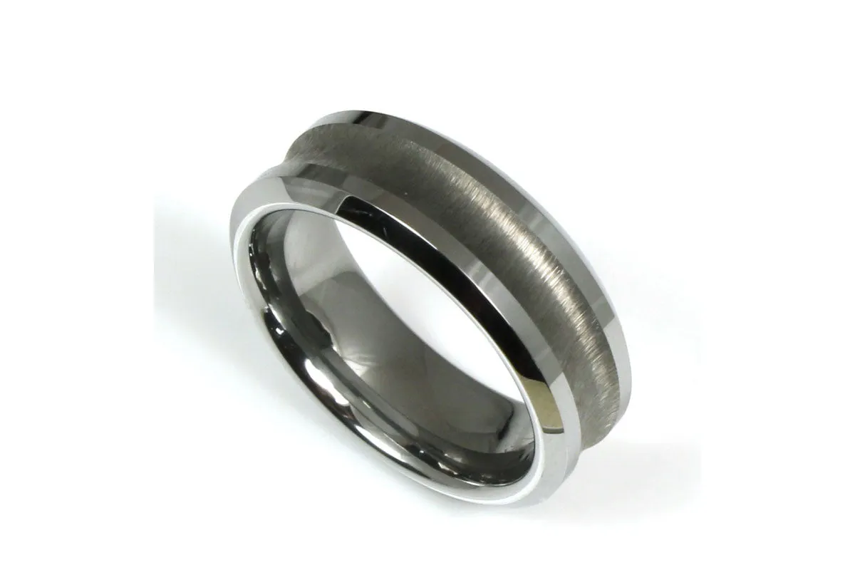 Tungsten Concave Band