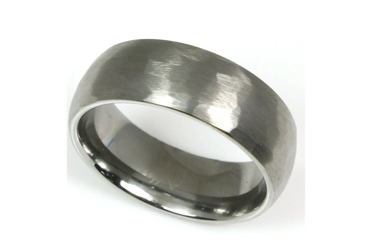 Tungsten Hammered Band