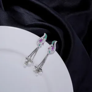 Twilight Sparkle Peacock Earrings