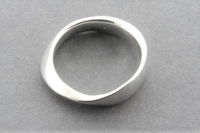 twist band - sterling silver