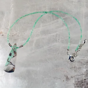 Utah Veriscite and Green Aventurine Necklace
