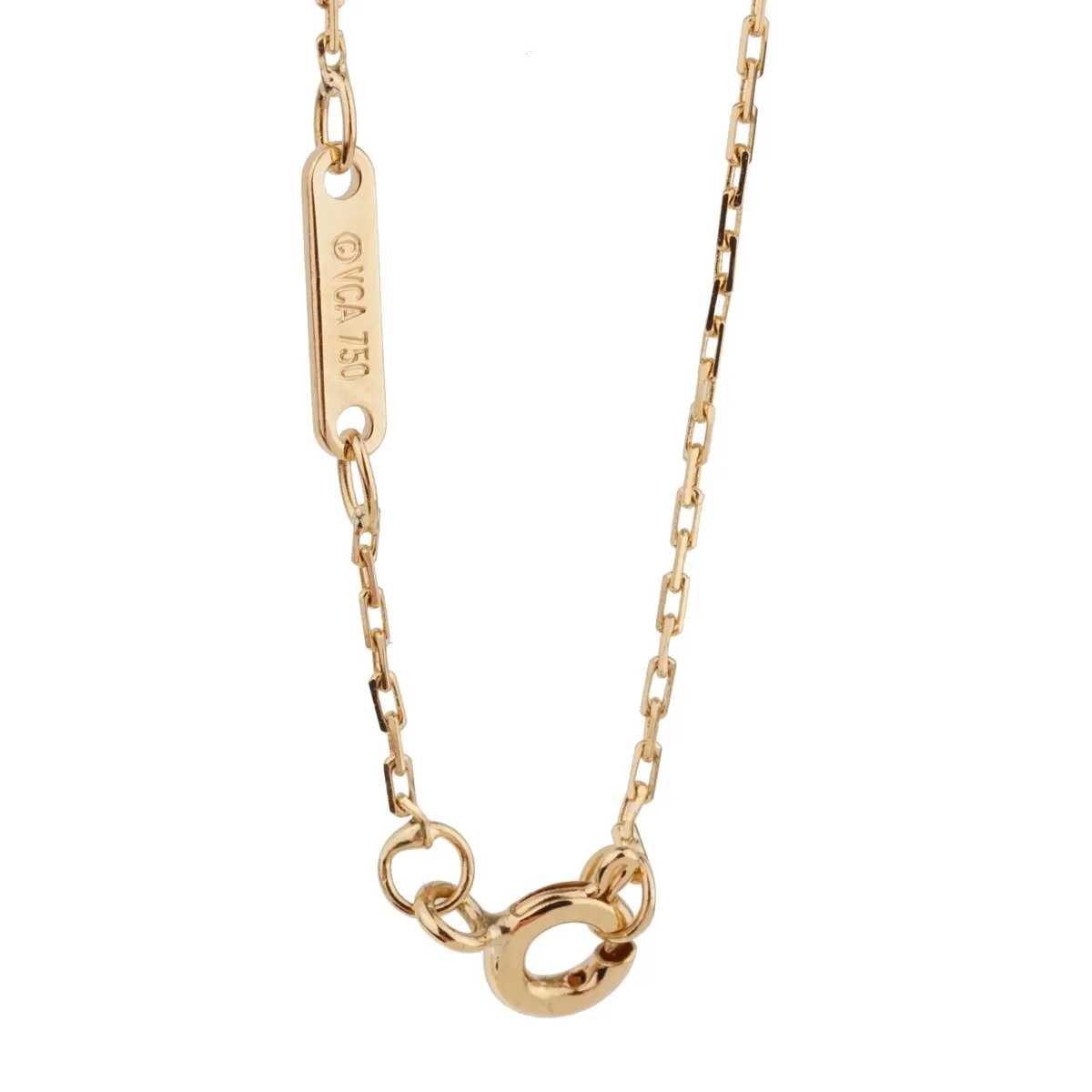 Van Cleef & Arpels Vintage Alhambra Gold Necklace