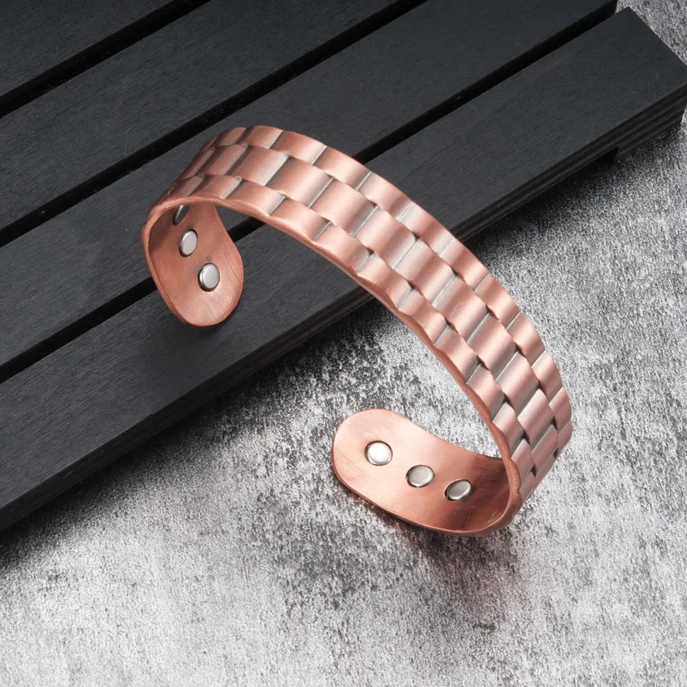 Vinci Enigma Pure Copper Magnetic Bangle