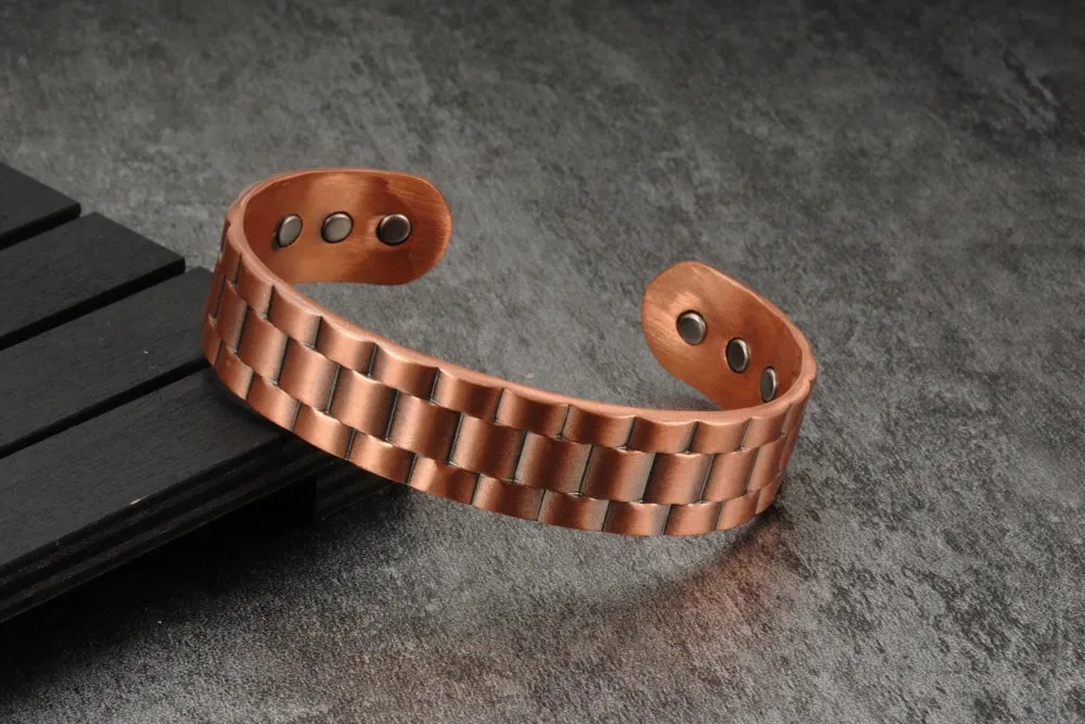 Vinci Enigma Pure Copper Magnetic Bangle