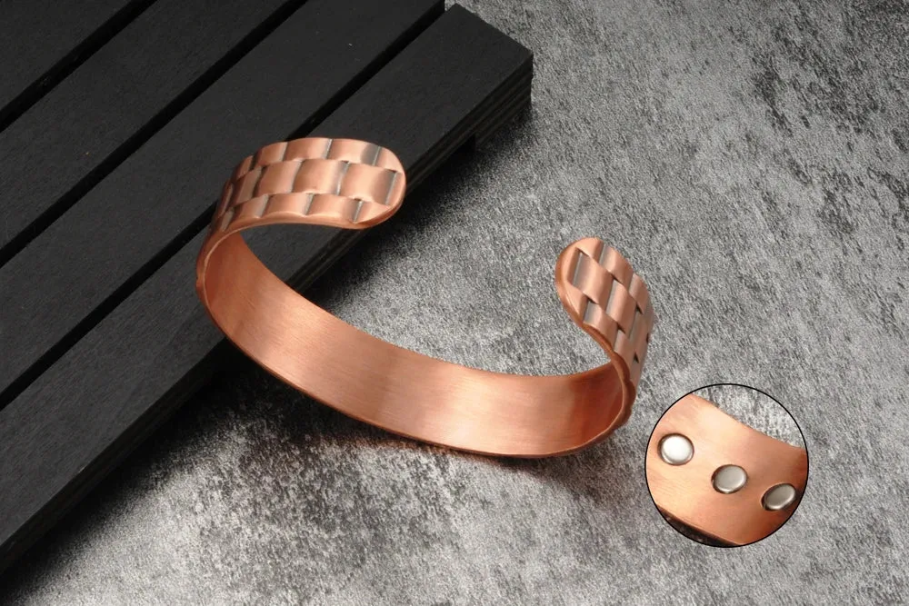 Vinci Enigma Pure Copper Magnetic Bangle