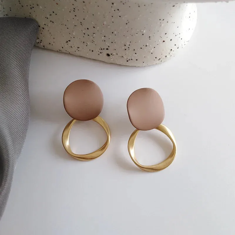 Water Drop Pendant Earrings