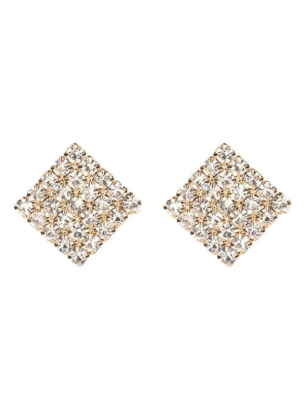 WealFeel Sparkling Square Earrings