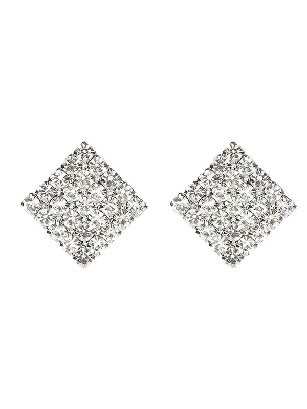 WealFeel Sparkling Square Earrings
