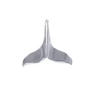 Whale Tail Sterling Silver Pendant WP004
