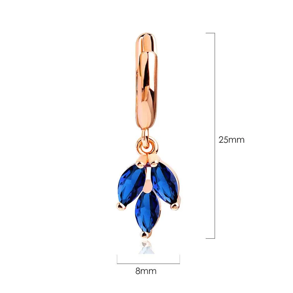 Winter Leaf Earrings