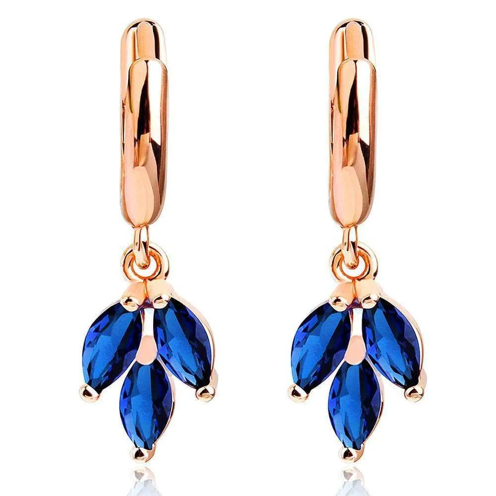 Winter Leaf Earrings