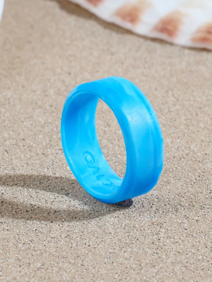 Women's Bioluminescent Modern Silicone Ring