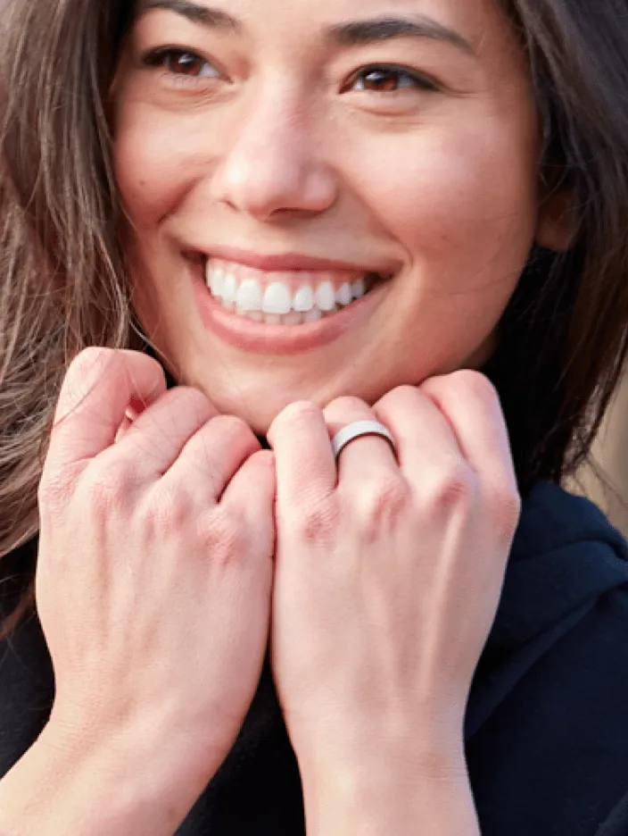 Women's Strata Flora Silicone Ring