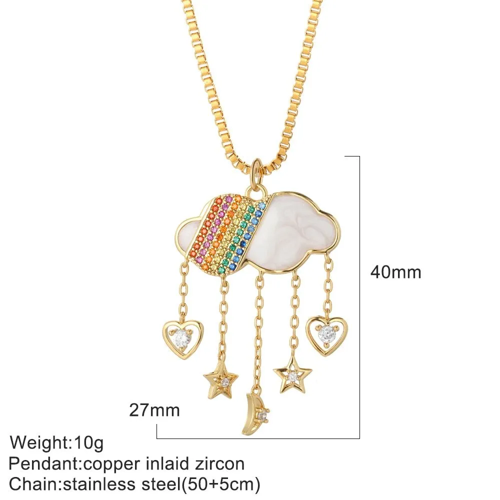 Womens Sun, Moon Shaped Jewelry | Womens Jewelry Necklaces