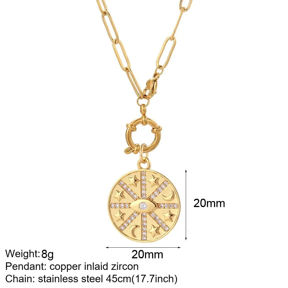 Womens Sun, Moon Shaped Jewelry | Womens Jewelry Necklaces