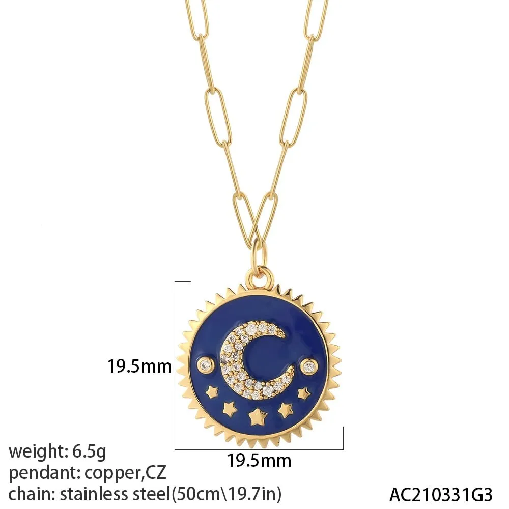 Womens Sun, Moon Shaped Jewelry | Womens Jewelry Necklaces