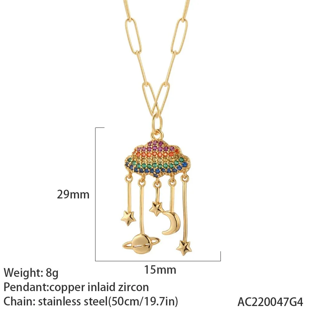 Womens Sun, Moon Shaped Jewelry | Womens Jewelry Necklaces