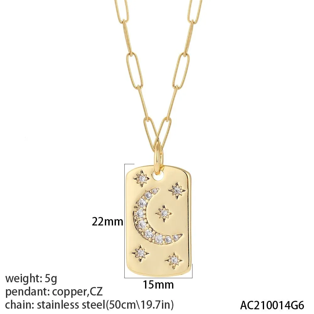Womens Sun, Moon Shaped Jewelry | Womens Jewelry Necklaces