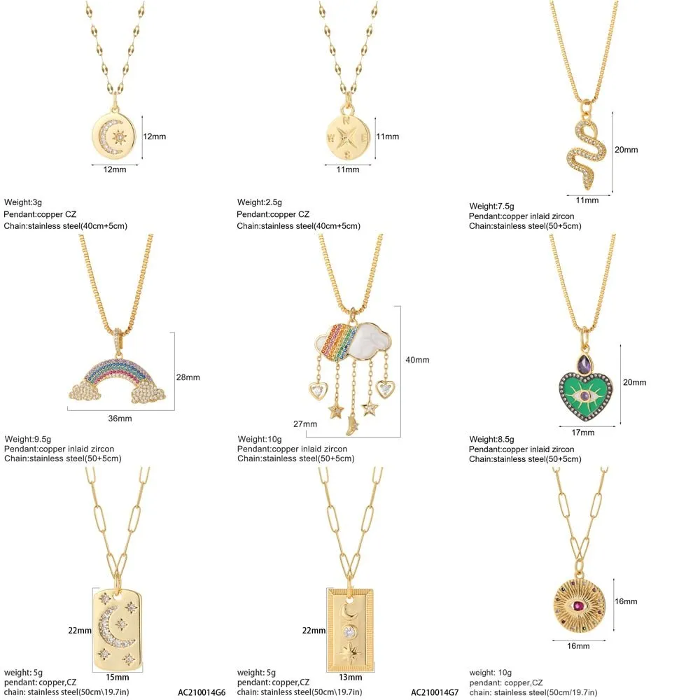 Womens Sun, Moon Shaped Jewelry | Womens Jewelry Necklaces