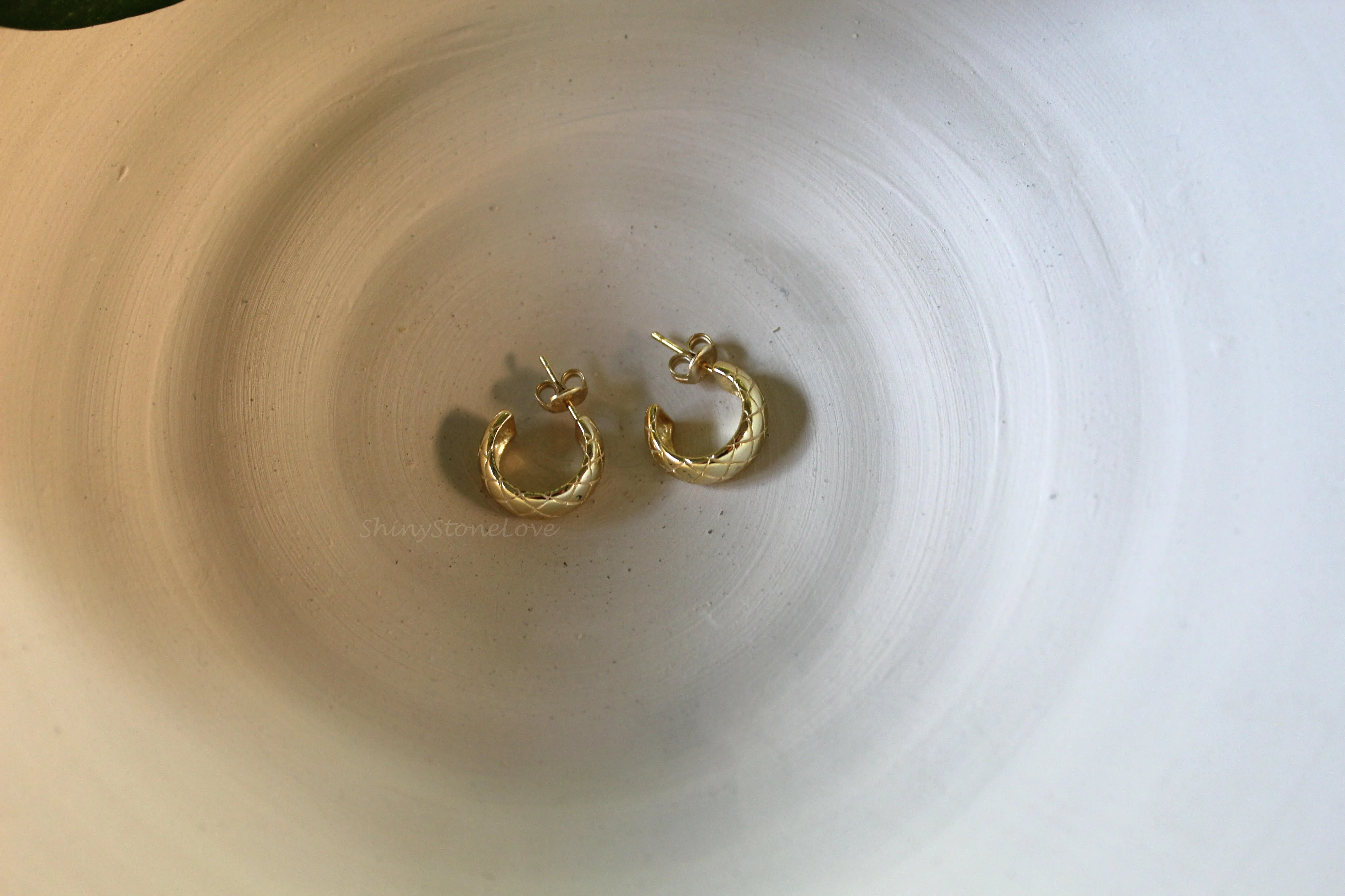 Yellow Bold Hoop Earrings