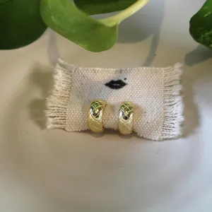 Yellow Bold Hoop Earrings