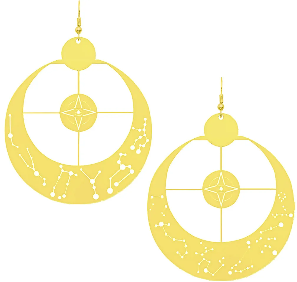 Zodiac Sign Constellation Earrings