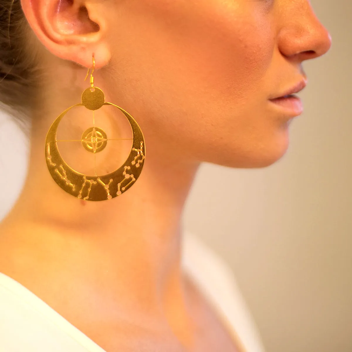 Zodiac Sign Constellation Earrings